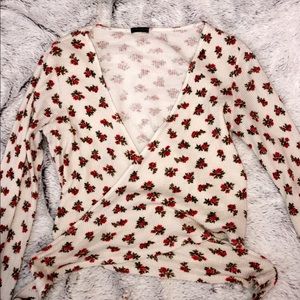 Brandy Melville Wrap Top!